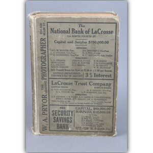 1924 La Crosse Wisconsin City Directory phone book